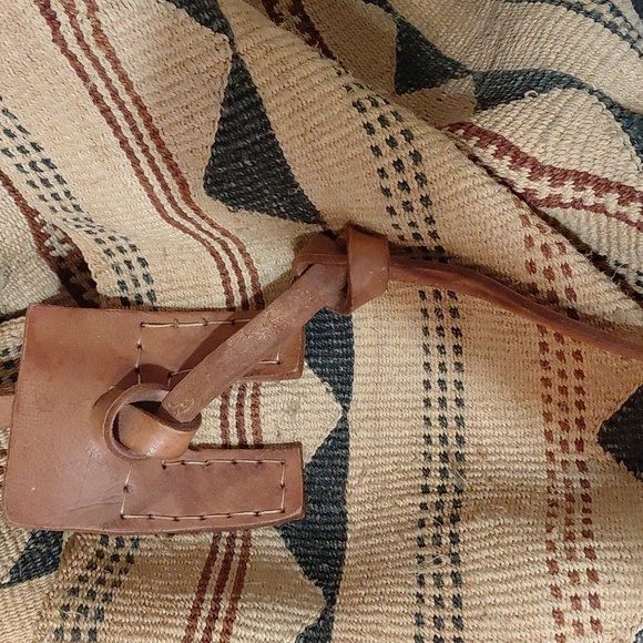 Sisal Woven Bag X-Large Boho Crossbody Bag - Picture 5 of 8